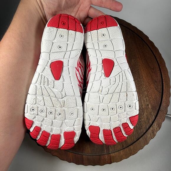 HF Barefoot Water Shoes White Red Minimalist Aqua Swim Surf Shoes Quick Dry SZ36 - Picture 12 of 13